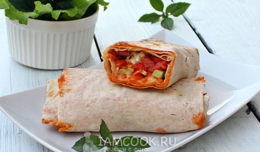 Рецепт шаурмы с колбасой