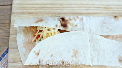 шаурма с колбасой