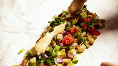 шаурма с курицей