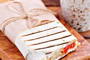 Шаурма с сыром