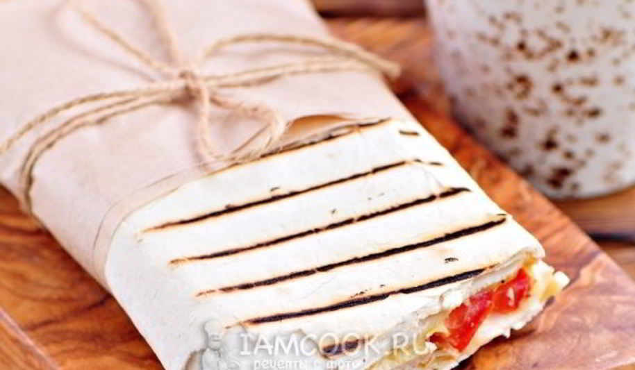 Рецепт шаурмы с сыром