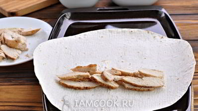 шаурма с сыром