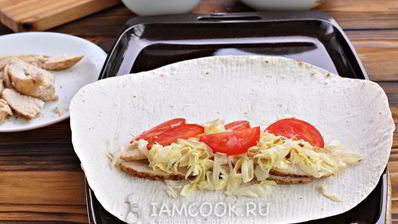 шаурма с сыром