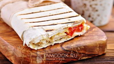 шаурма с сыром