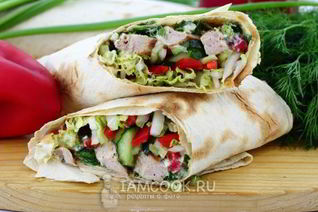 Шаурма со свининой