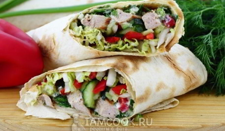 Рецепт шаурмы со свининой