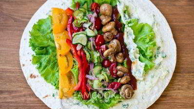 шаурма вегетарианская