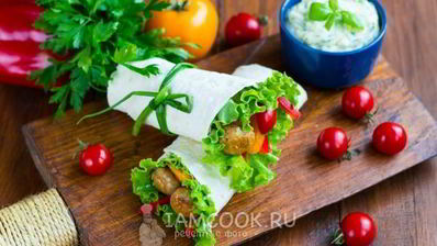 шаурма вегетарианская