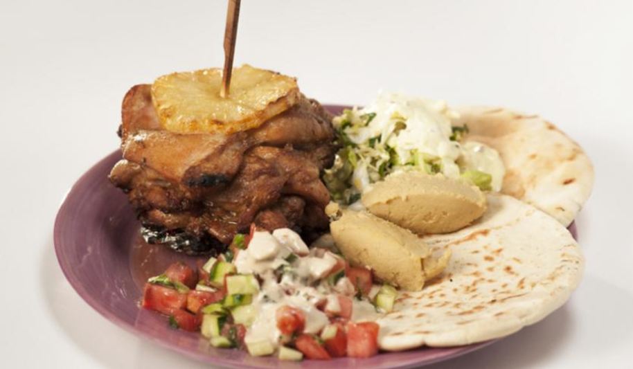 Рецепт шавермы с курицей и ананасом