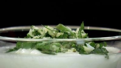 шаверма с курицей и ананасом