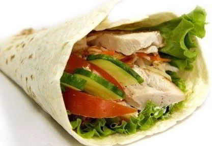 Вкусная шаурма с курицей