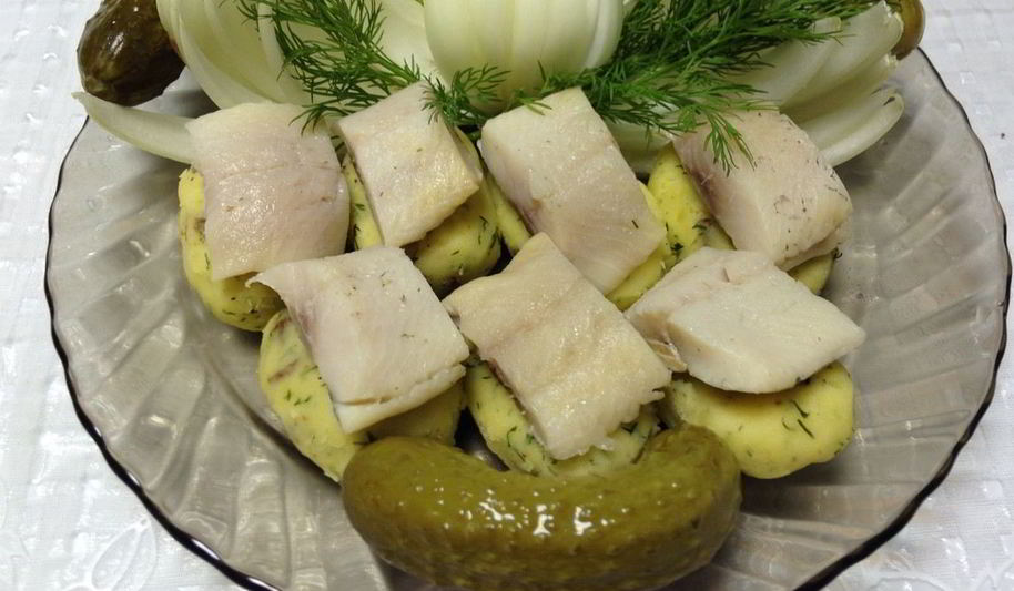 Рецепт суш из селедки и картофеля