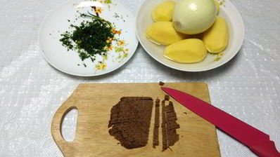 суши из селедки и картофеля