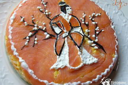 Суши-торт Японские мотивы