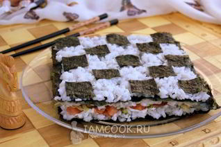 Суши торт закусочный