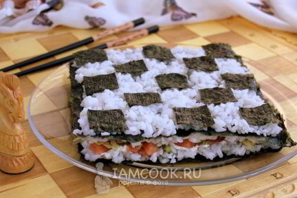 Суши торт закусочный
