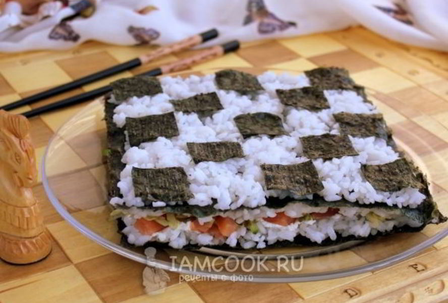 Суши торт закусочный