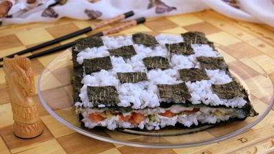 суши торт закусочный