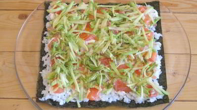 суши торт закусочный