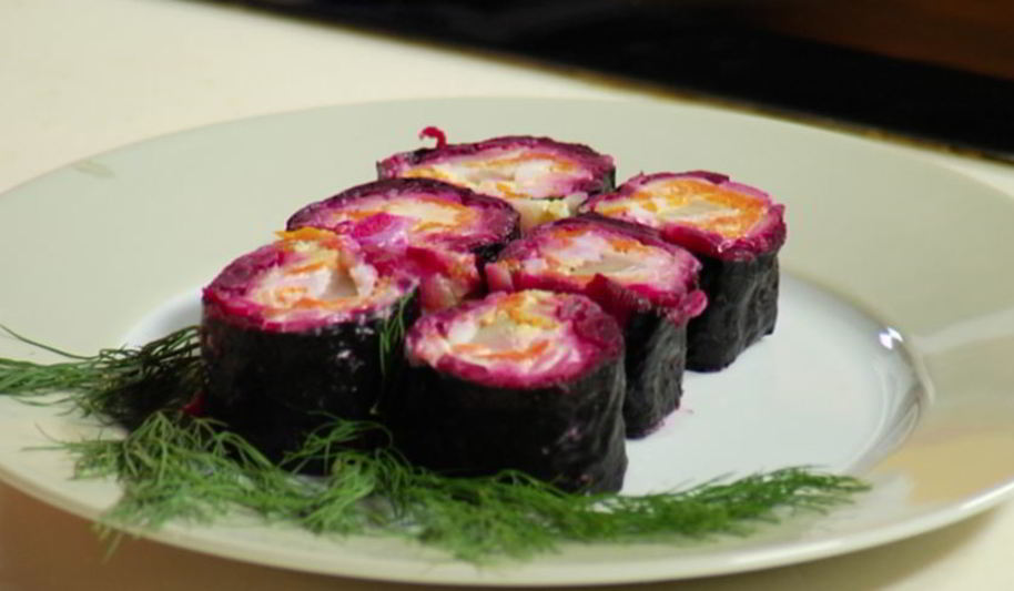 Рецепт суш в шубе