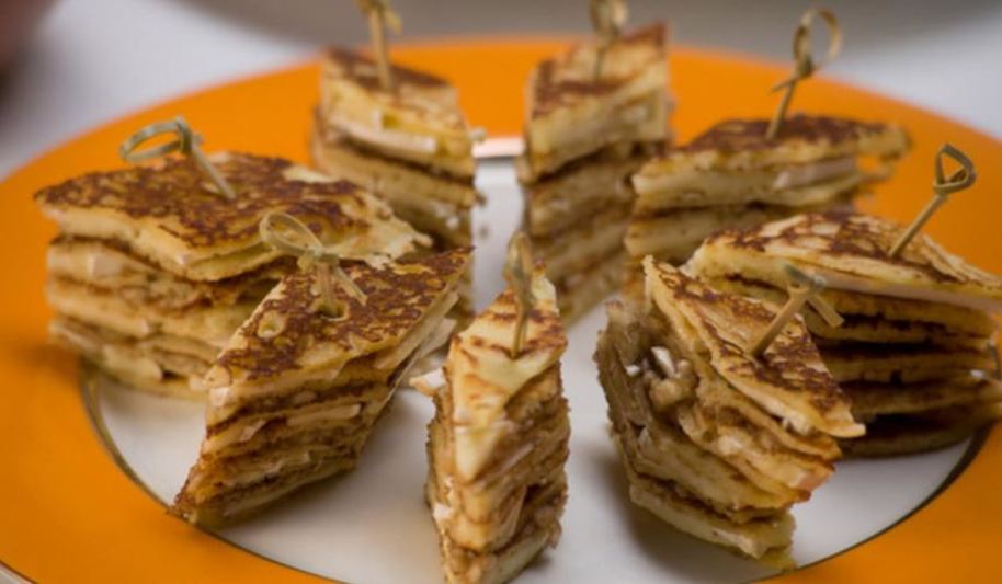 Рецепт блинных сэндвичей