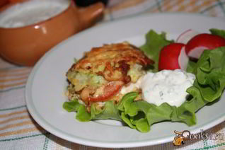 Кабачковые сэндвичи с начинкой из куриного филе