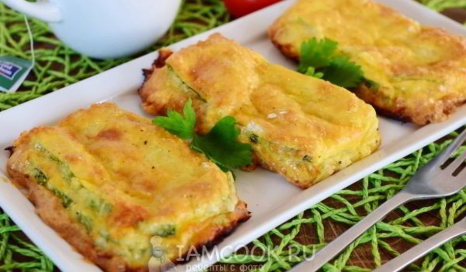 Рецепт кабачковых сэндвичей с сыром