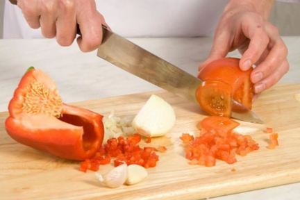 Картофельный сэндвич с сальсой