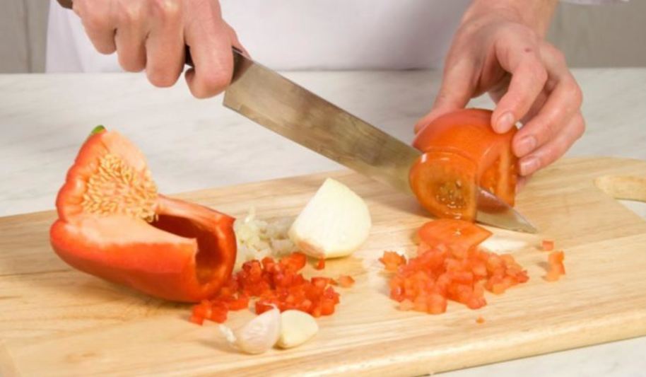 Рецепт картофельного сэндвича с сальсой