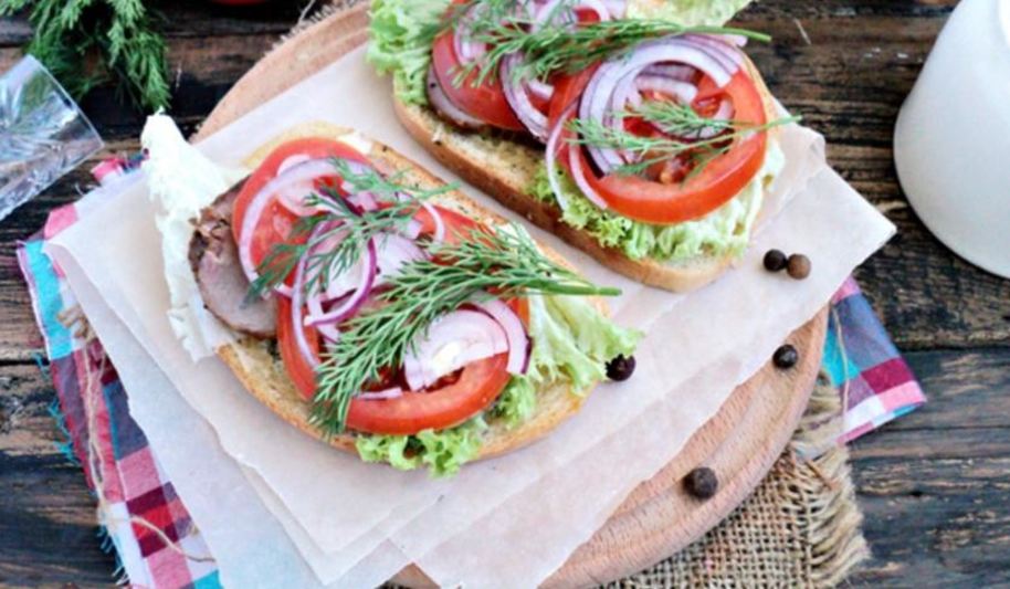 Рецепт открытого сэндвича