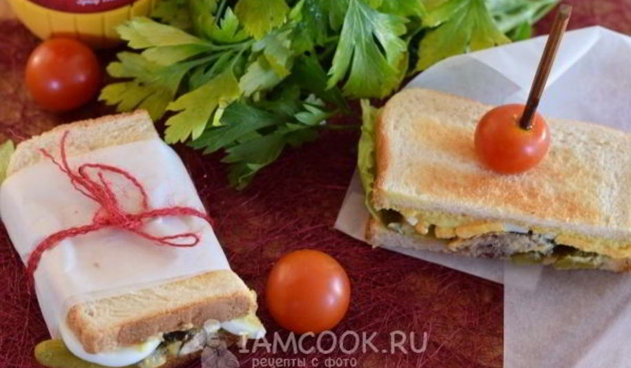 Рецепт рыбного сэндвича