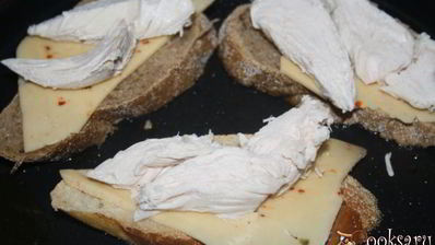 сочные сэндвичи с курицей