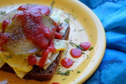 Сэндвич с кабачком