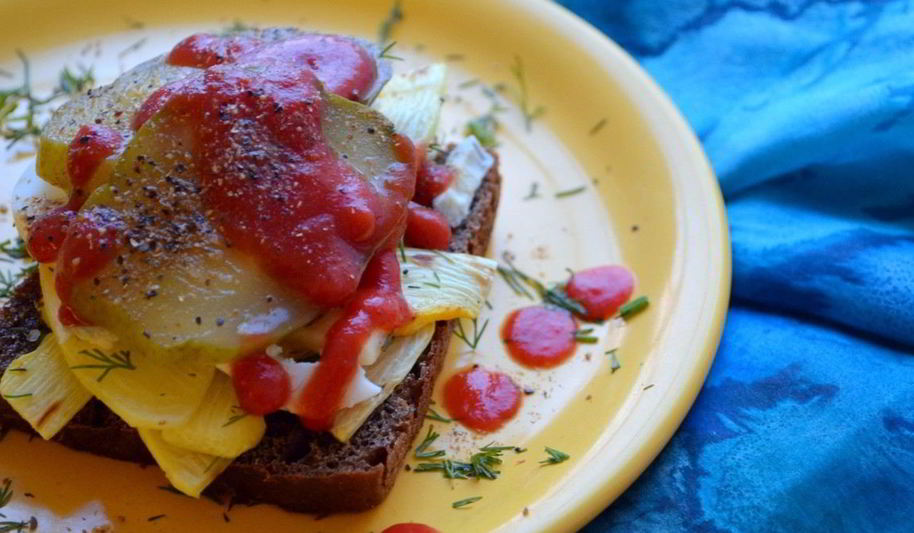 Рецепт сэндвича с кабачком