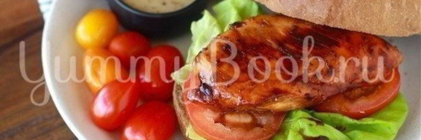 Сэндвич с куриной грудкой в меду