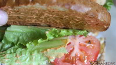 сэндвичи с курицей и омлетом