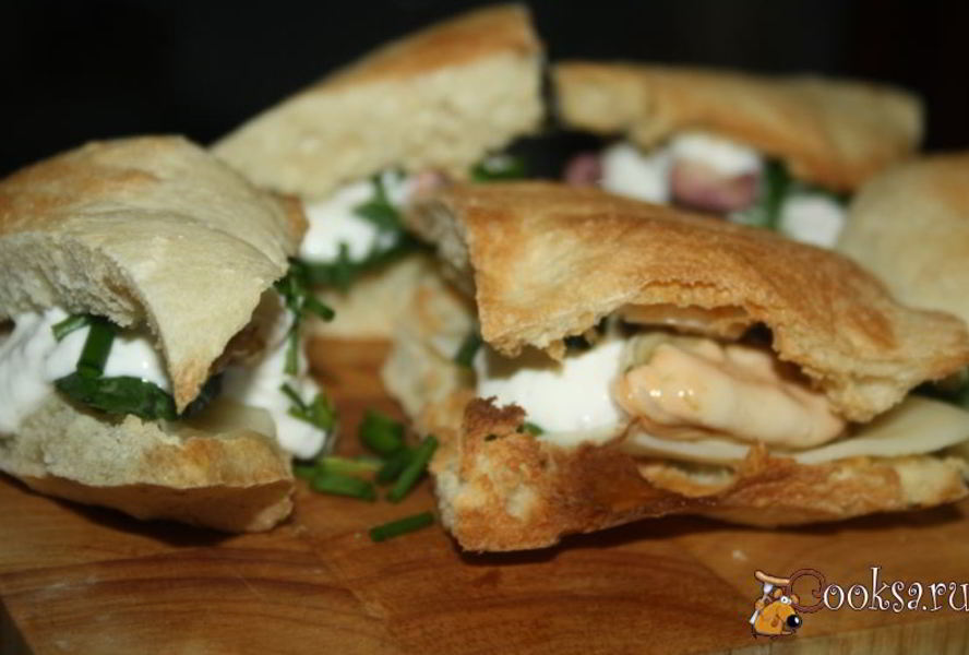 Сэндвичи с морепродуктами