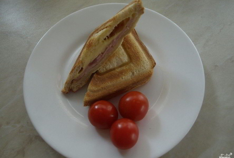 Сэндвичи в сэндвичнице