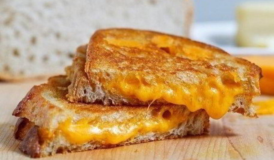 Рецепт сырного сэндвича на сковороде