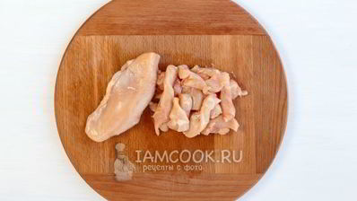 вьетнамский сэндвич бан ми с курицей