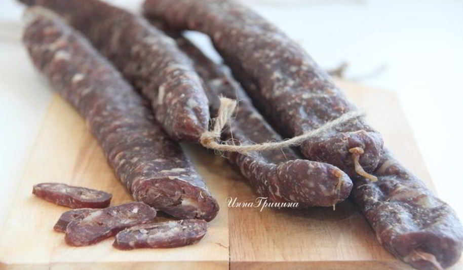 Рецепт сыровяленой колбасы