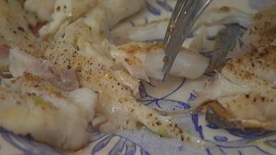 такос с рыбой и грейпфрутовым соусом