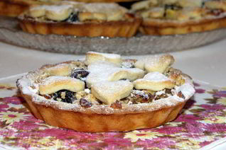 Бельгийские тарталетки с фруктово-ореховой начинкой