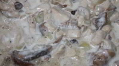 картофельные тарталетки с грибами