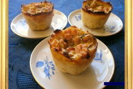 Картофельные тарталетки с начинкой