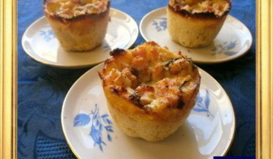 Рецепт картофельных тарталеток с начинкой