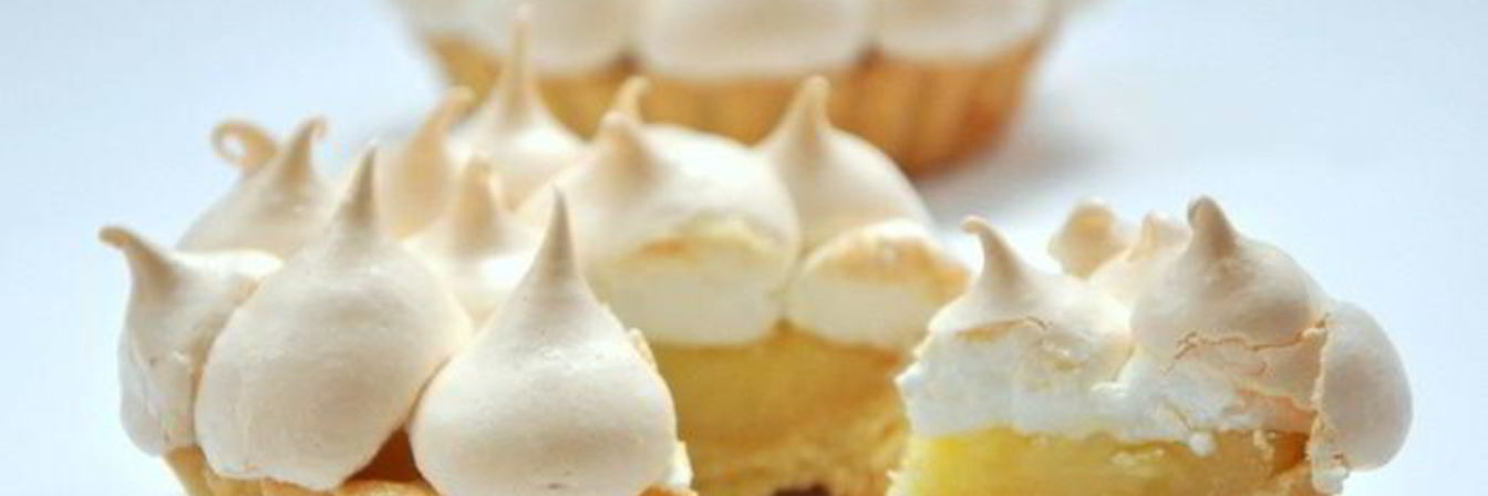 Лимонные тарталетки с безе