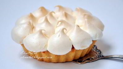 лимонные тарталетки с безе