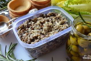 Начинка для тарталеток с грибами