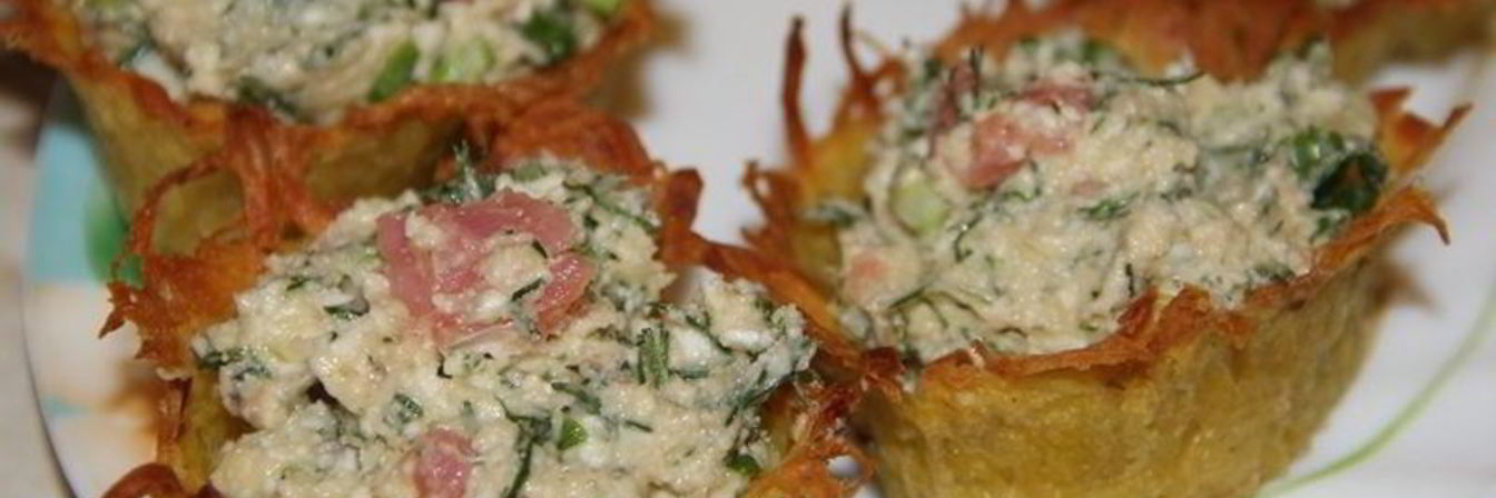 Начинка для тарталеток с красной рыбой